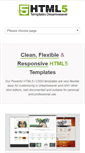 Mobile Screenshot of html5templatesdreamweaver.com