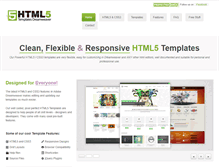 Tablet Screenshot of html5templatesdreamweaver.com